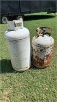 Approx 30 & 40 lb propane tanks