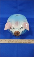 1957 Pottery Pig Bank