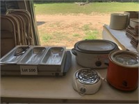 Aroma roster oven, Crock Pot slow cooker, Elite