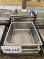 4 1/2 size,4in. deep, table inserts/pans