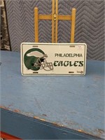Philadelphia eagles license plate 6x12
