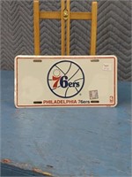 Philadelphia 76ers license plate 6x12