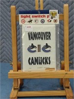 Vancouver Canuck light switch plate
