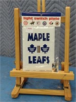 Toronto Maple leaf light switch plate