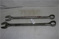 2 - 1 5/8" WRIGHT BRAND END WRENCHES