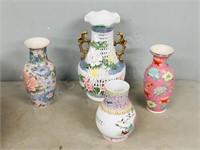 box- oriental theme vases