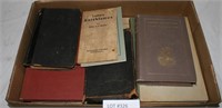 FLAT BOX OF VTG. GERMAN BIBLES & BOOKS