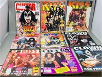 13 magasines- KISS covers & stories/ photos