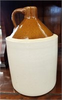 Stoneware brown jug