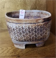 Small stone planter