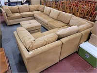 Large sectional sofa with queen sleeper approx