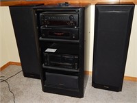 Pioneer Sound System Tuner Amplifier CD Player etc