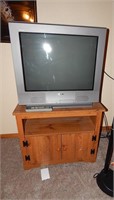 Old School Sony Trinitron Flat Screen TV & Stand