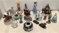Lot Of Misc Ceramic & Glass Decorations