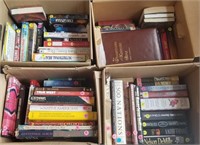 (4) Boxes Of Misc Books