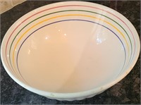 Primula Italian Porcelain Stripped Serving Bowl