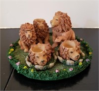 Mini Lion Themed Tea Set