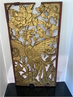 Carved and Gilded Chinese Panel