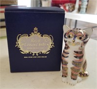 Royal Crown Derby Kitten Figurine