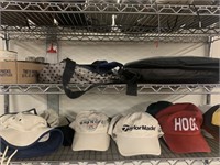 Contents of 2 Shelves - Hats & Misc.
