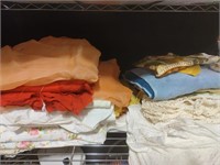 Contents of Shelf, Linens +