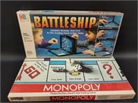 Vintage Monopoly & Battleship Games