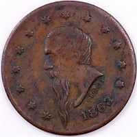 Civil War Merchant Token - Gustavus Lindenmueller