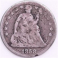 1858-O Seated Liberty Half Dime G04