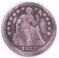 1857-O Seated Liberty Half Dime G04
