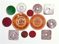 State Sales Tax Tokens (13)