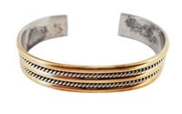Sterling 1/20 12KT Gold Filled Marked Cuff