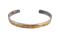 R. Bahe Navajo 1/20 12KT GF Cuff Bracelet