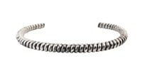 Sterling Silver Braided Twist Cuff Bracelet