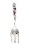 Navajo Don Platero Sterling Silver Baby Fork