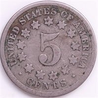 1868 Shield Nickel G04