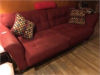 Red Sofa (1 of 2 Available)