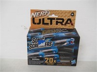 "As Is" Nerf Ultra Sonic Screamers 20-Dart Refill