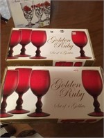 (8) Red Goblets