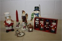 Christmas Ornaments Including Wooden Nutcrackers