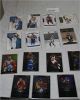 15 NUMBERED BASKETBALL TRADING CARDS