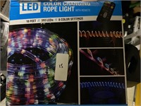 LED Color changing rope light 18 feet