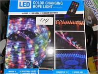 18 feet LED color changing rope light
