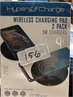 Hyper charge wireless charging pad two pack