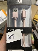 JW 10ft apple lighting cable pink