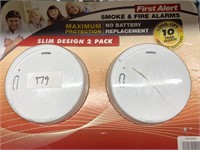 First alert 2 pack smoke and fire alarm