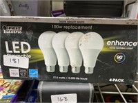 Feit Electric 4 pack LED bright white bulbs