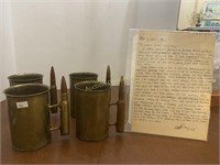 Shell Casing Tankards from Red Baron Bunker