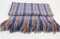 Double Sided Cotton Woven Blanket with Fringes
