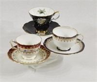 Bone China Tea Cups,  Royal Albert,  Aynsley