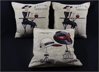 Paris Decorative Cushions - Double Sided Images